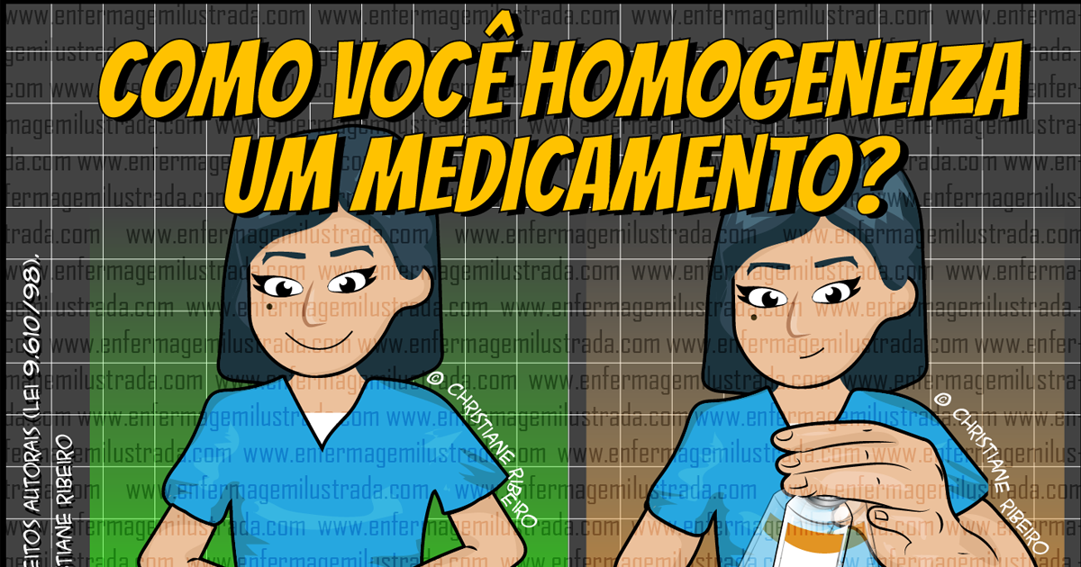 Como homogeneizar um frasco ampola? - Enfermagem Ilustrada