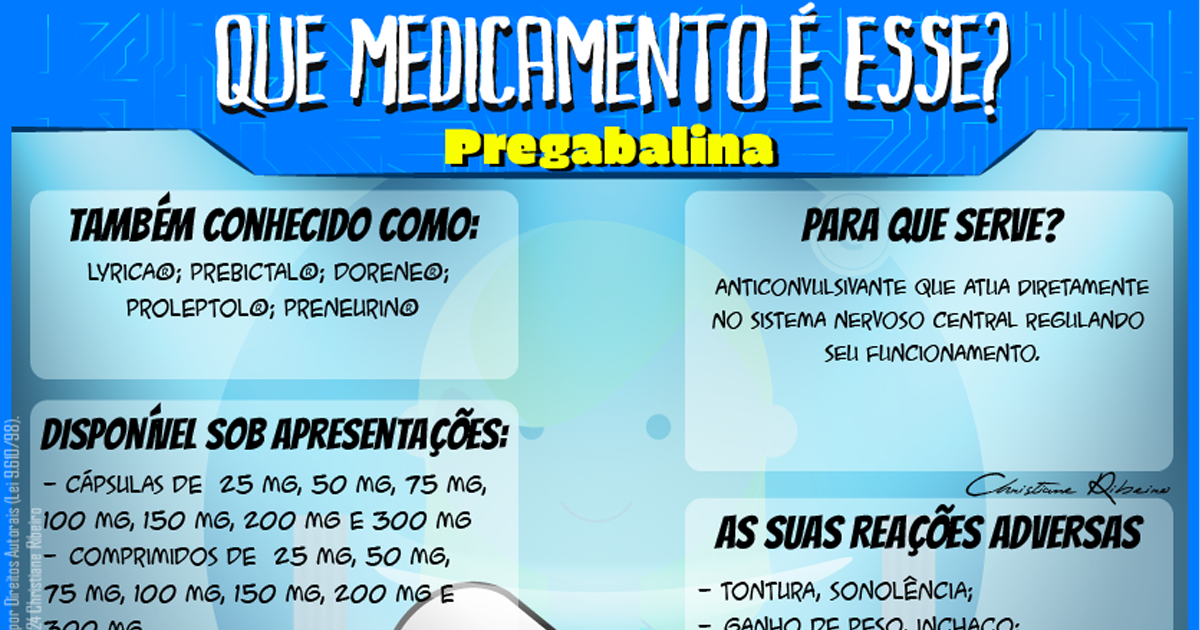 Que Medicamento é Esse?: Pregabalina - Enfermagem Ilustrada